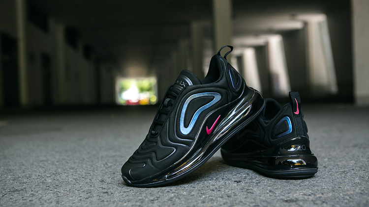 2018 Men Nike Air Max 720 Black Blue